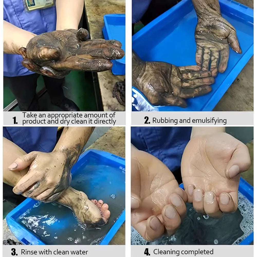 Industrial Hand Wash Paste for Car Repair Remove Grease/Engine Oil/Machine Grime Automotive Repair Oil Stain Scrub Paste