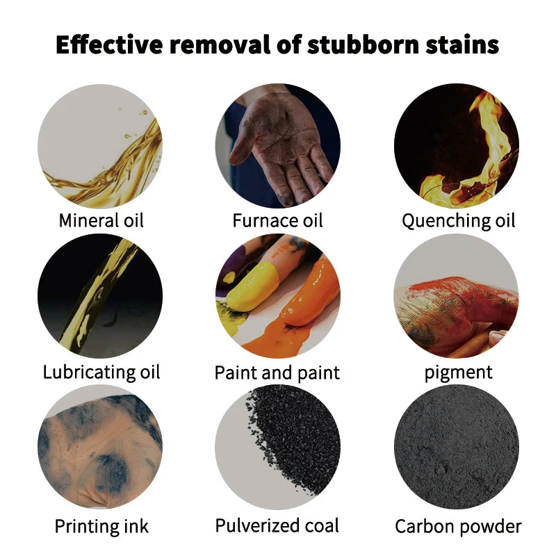 Industrial Hand Wash Paste for Car Repair Remove Grease/Engine Oil/Machine Grime Automotive Repair Oil Stain Scrub Paste