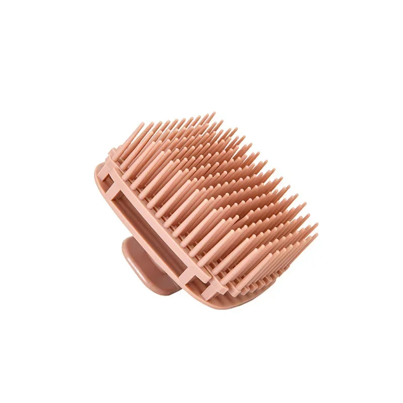 1pcs Square Shampoo Brush Head Scalp Massage Comb Hair Comb Bath Shower Brush Body Scrub Exfoliator Salon Hairdressing Tools