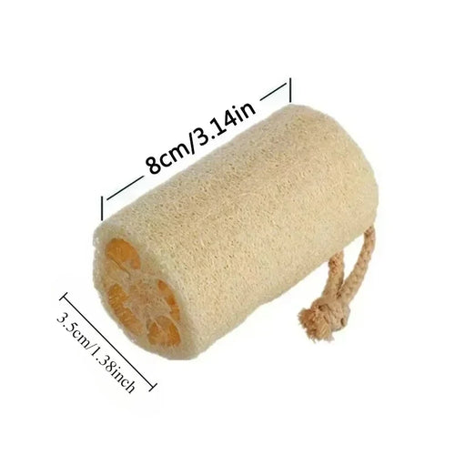 1/3/6pcs NaturalBath Loofah Exfoliating Body Sponge Loofah Bath Body Shower Sponge Kitchen Cleaing Scrubber Bathroom Accessories