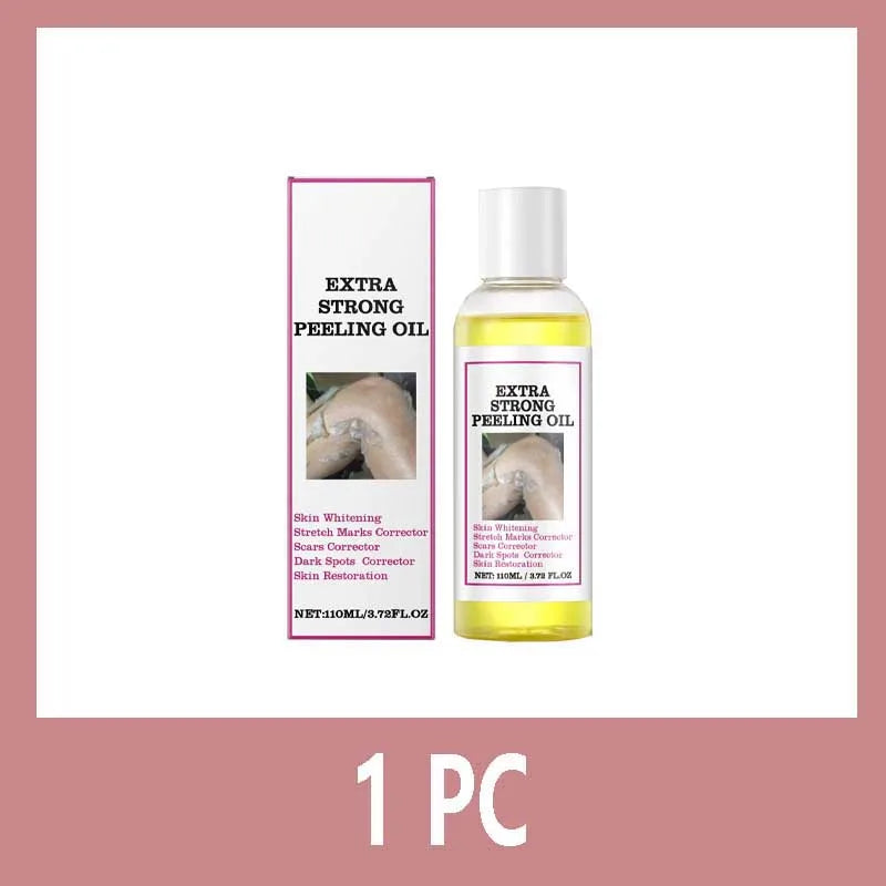 Yellow Peeling Lotion Oil 100% Organic Bleaching Dark Skin Exfoliating Whitening Nourishing Hyaluronic Acid Moisturiz Body Scrub