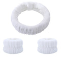 Face Wash Wristband Set Women's Headband Wristbands Absorbent Waterproof Wristbands Makeup Face Wash Hair Bands