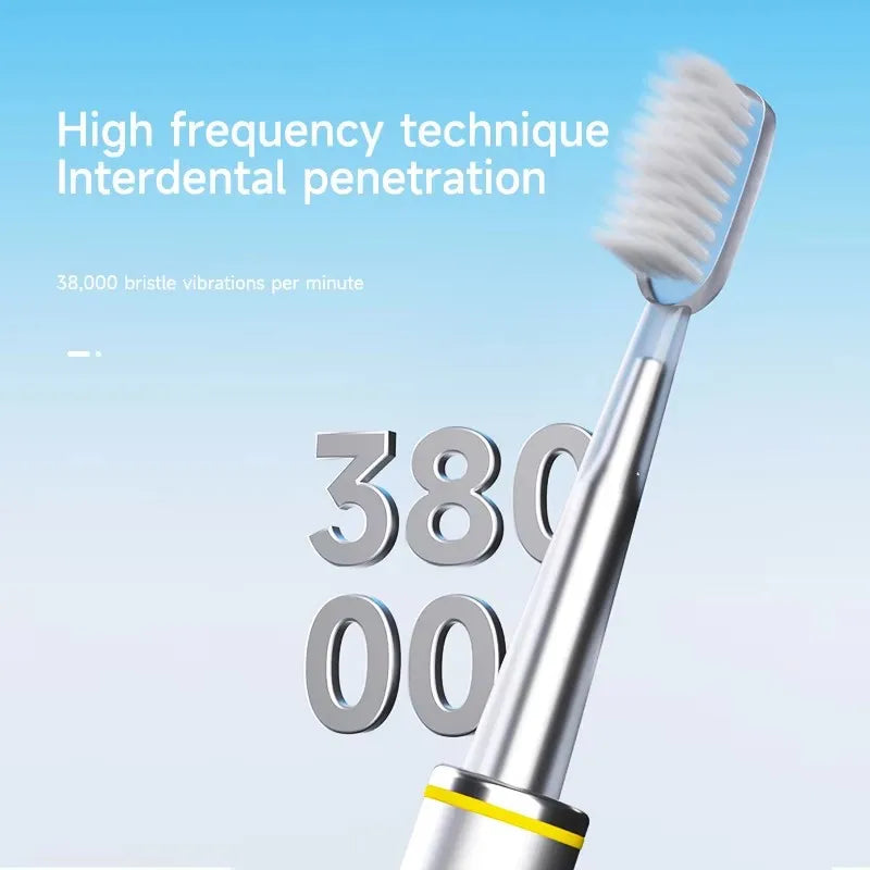 Electric Toothbrush Mental Thin Brush Body Specially for Women Pure Wisdom Beauty Soft DuPont Bristle